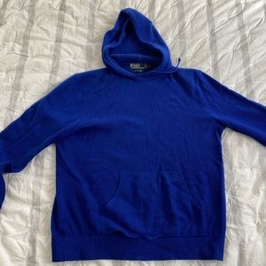 Men’s Ralph Lauren 100% cashmere hooded sweatshirt (hoodie).